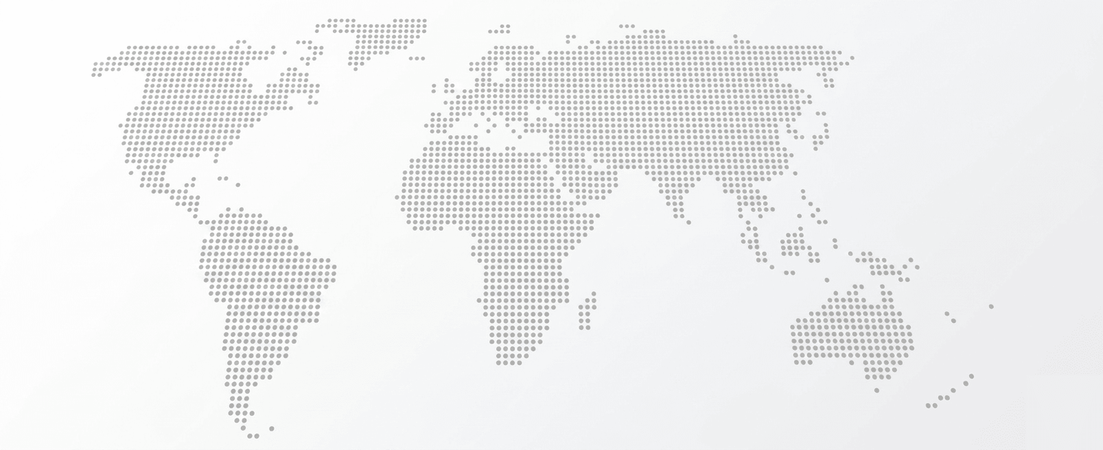 Dotted world map highlighting HelloGov's global reach